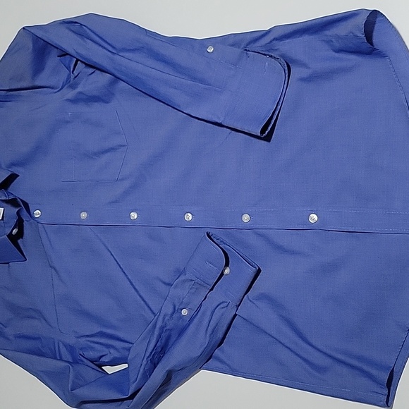 Amazon Essentials Classic Blue Button-Up - Picture 8 of 10